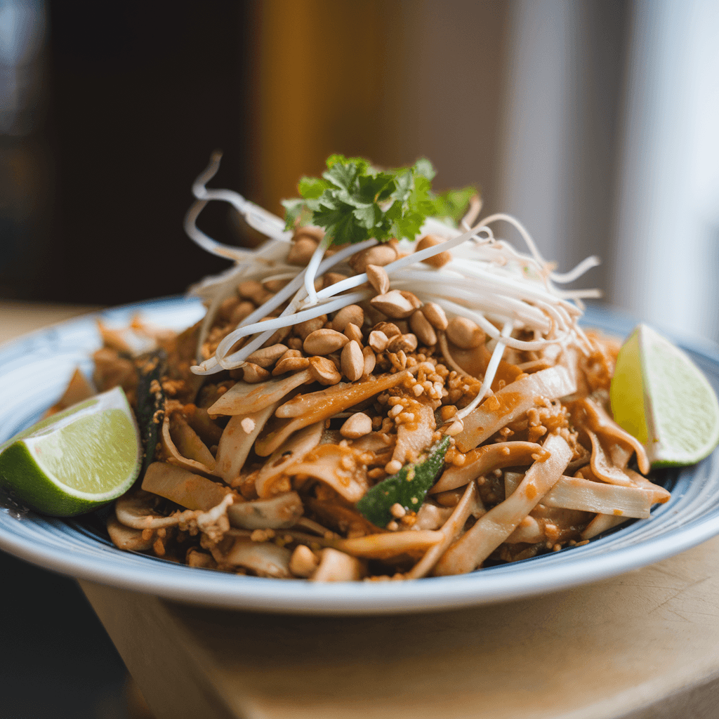 Delicious Pad Thai Recipe Authentic with shrimp and noodles