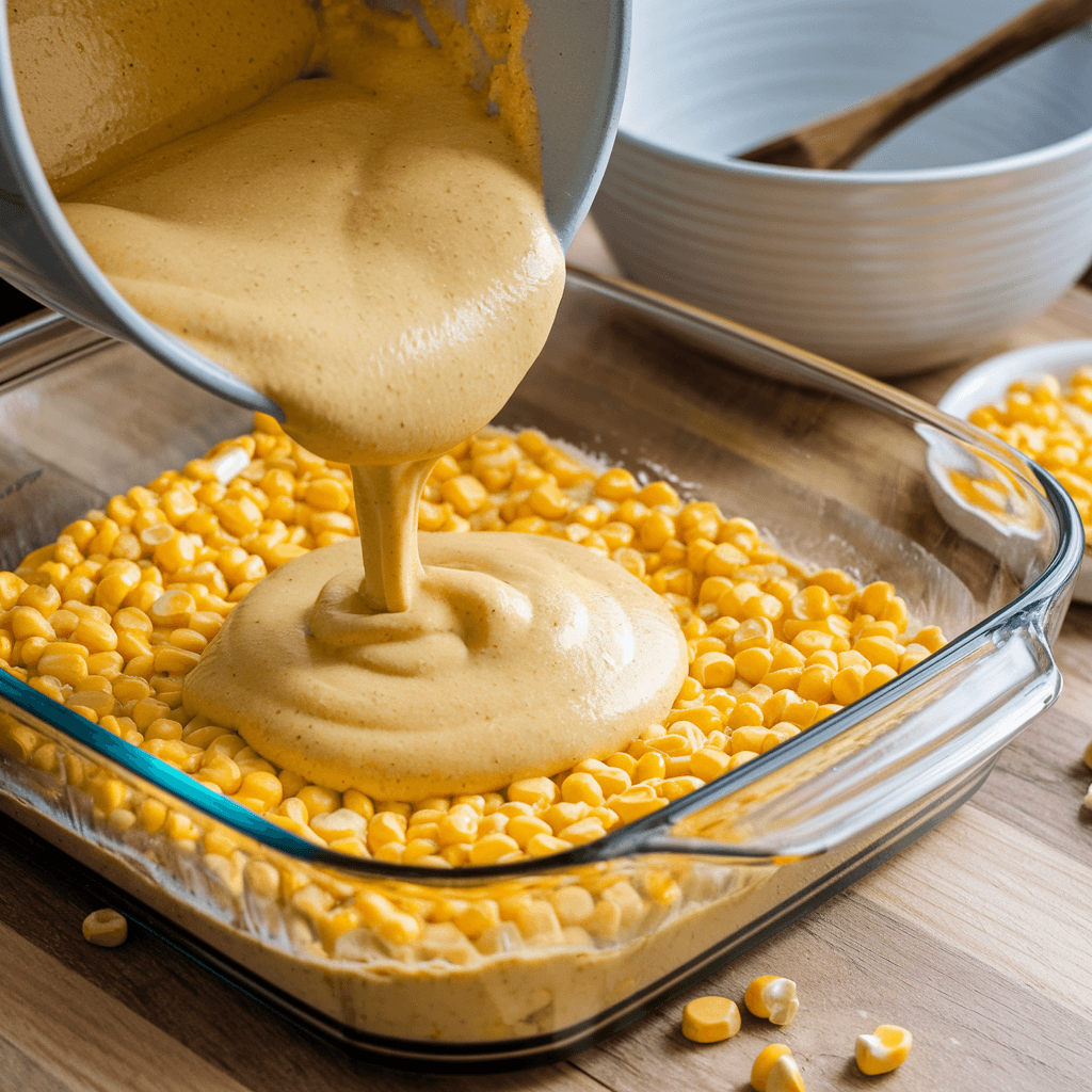 Easy Corn Casserole Without Jiffy