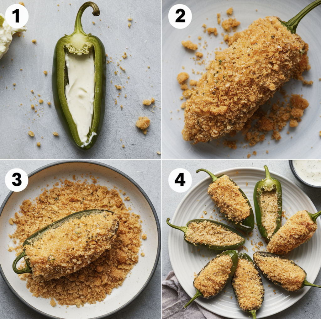 What are jalapeño poppers made of?