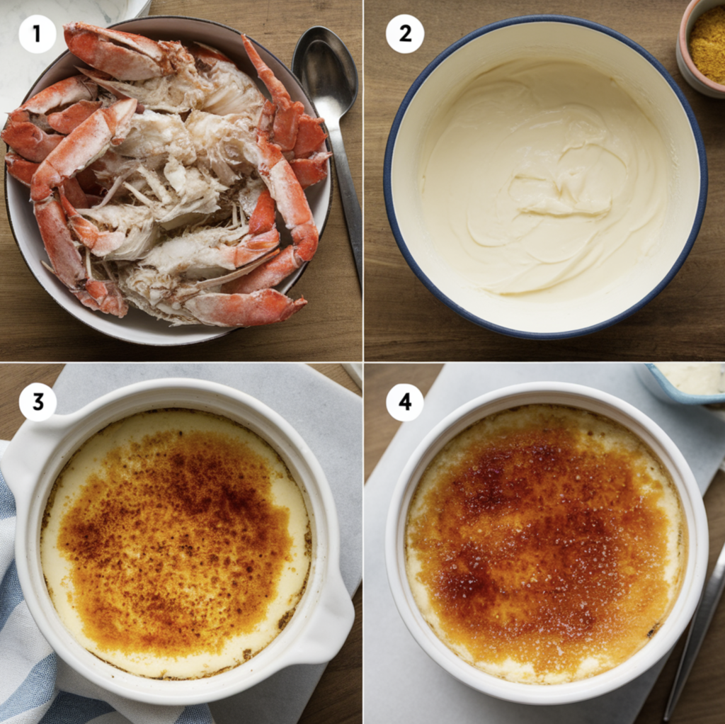 crab brulee recipe