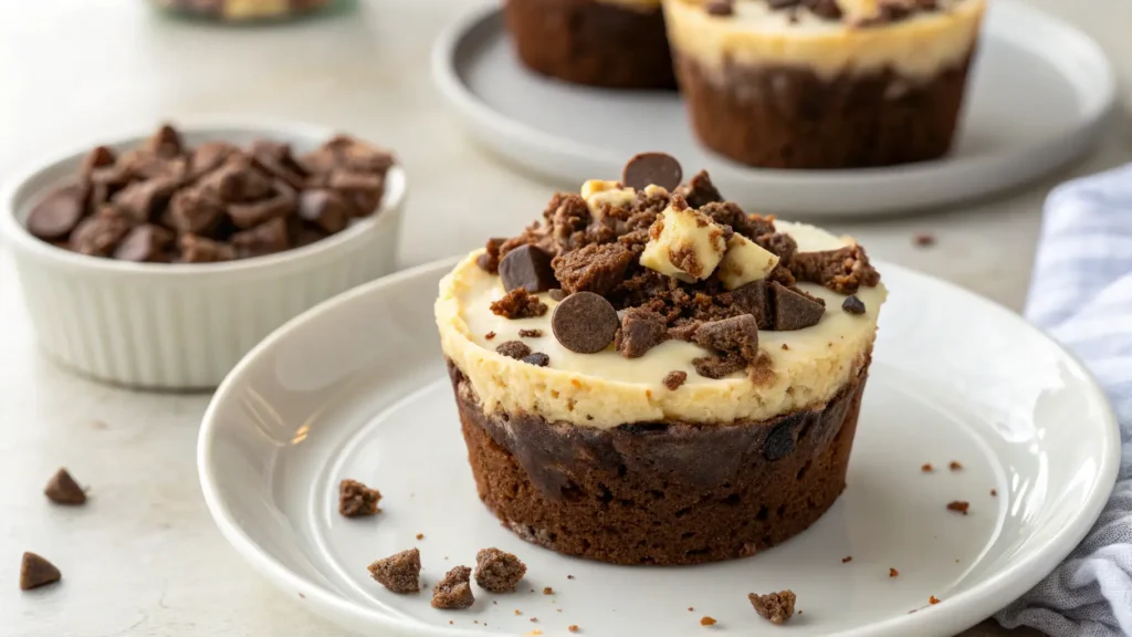 Loaded Brownie Cheesecake Cups