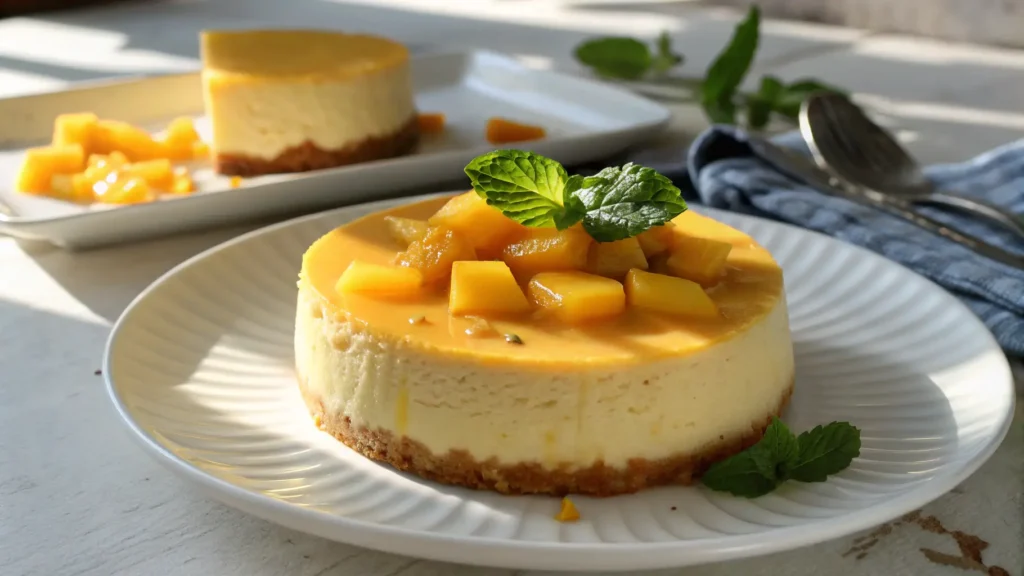 Velvety Mango Cheesecake Bliss