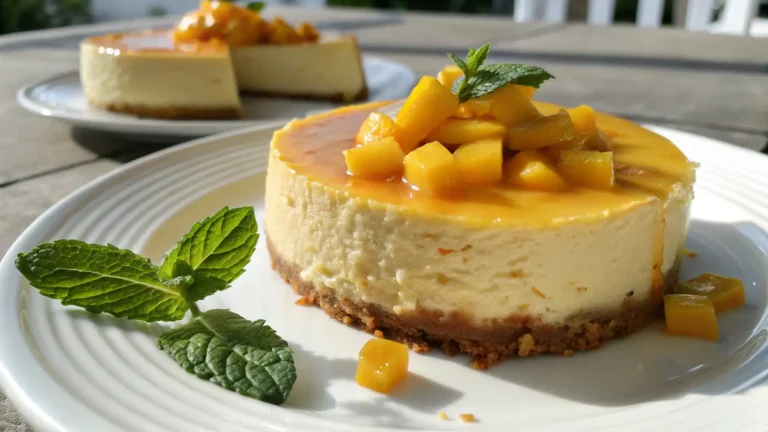 Velvety Mango Cheesecake Bliss