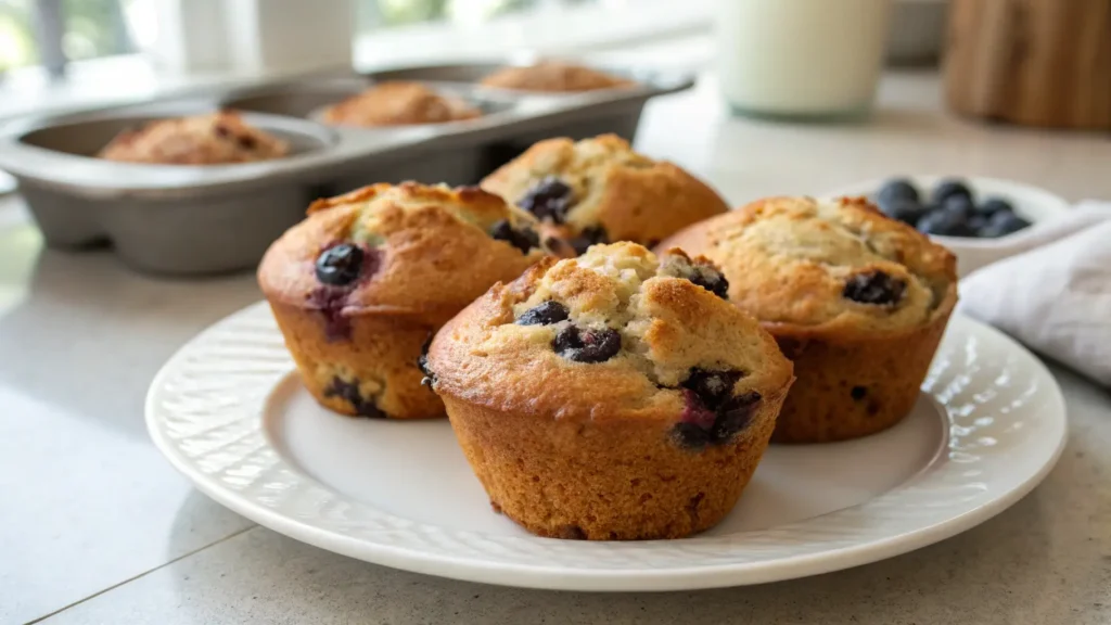 Healthy Blueberry Muffins