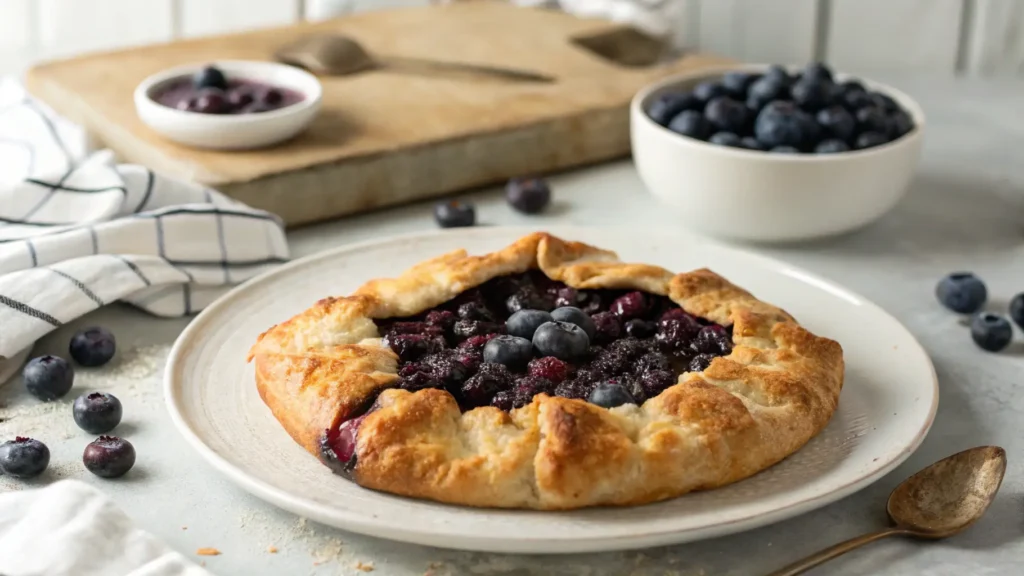 Easy Blueberry Galette