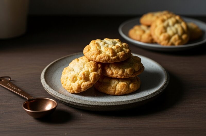 Delicate Almond Cloud Cookies: A Light & Chewy Treat