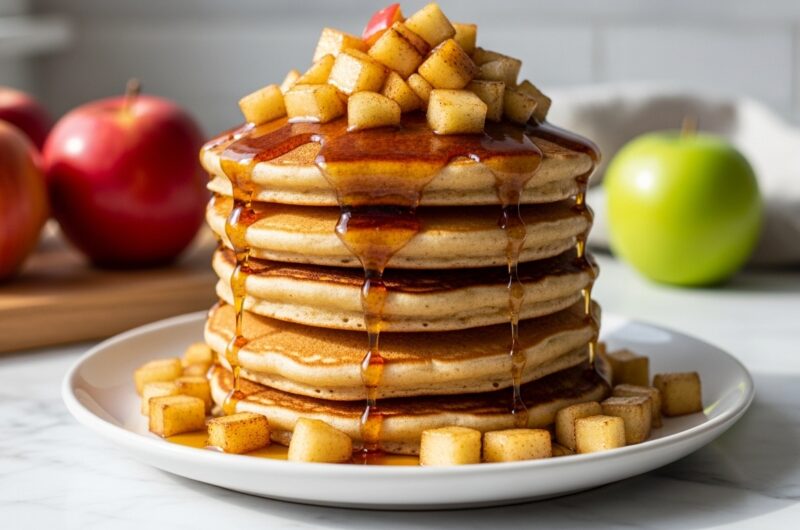Our Coziest Apple Cinnamon Pancakes for Fall Mornings