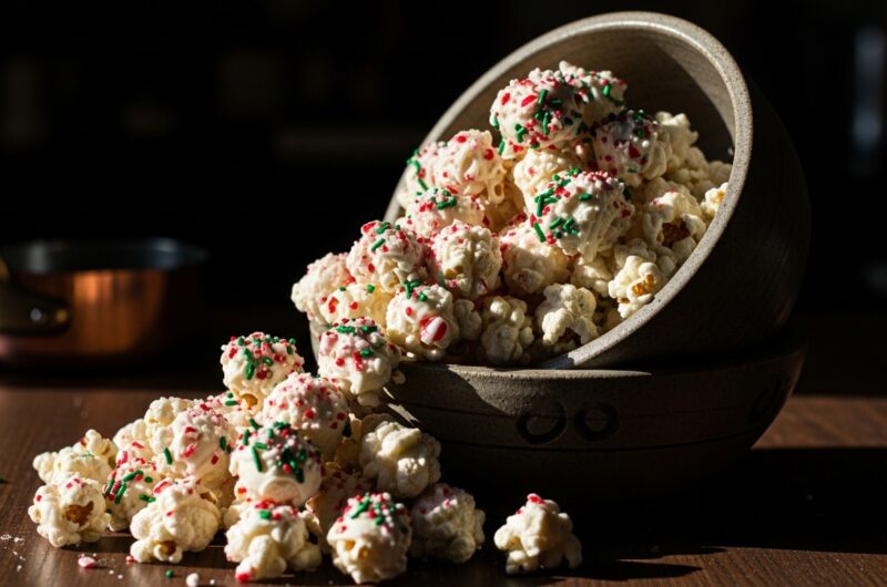 Cozy Christmas Popcorn Snack: Sweet, Salty, & So Festive!
