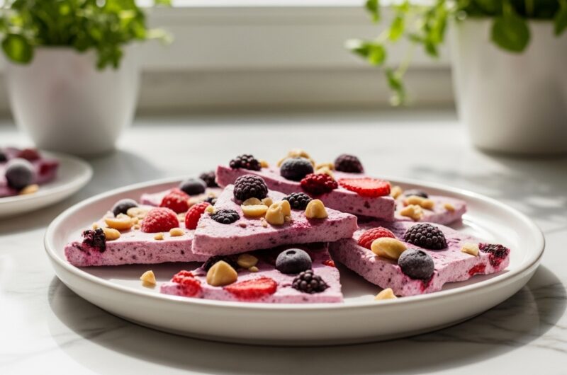 Easy Frozen Greek Yogurt Bark: Your New Favorite Healthy Snack