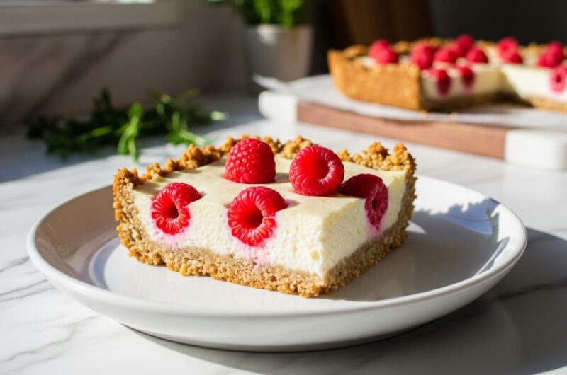 Cozy Lemon Raspberry Cottage Cheese Bars: A Sweet Treat