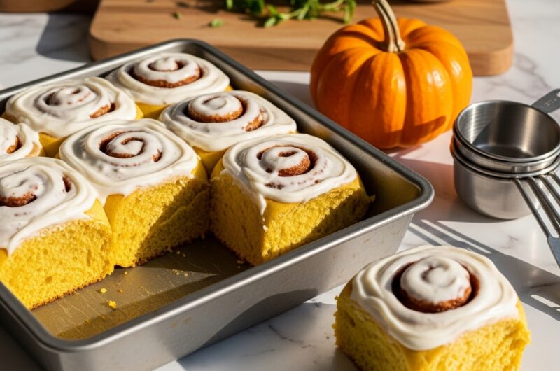 The Coziest Pumpkin Cinnamon Rolls for Fall Mornings