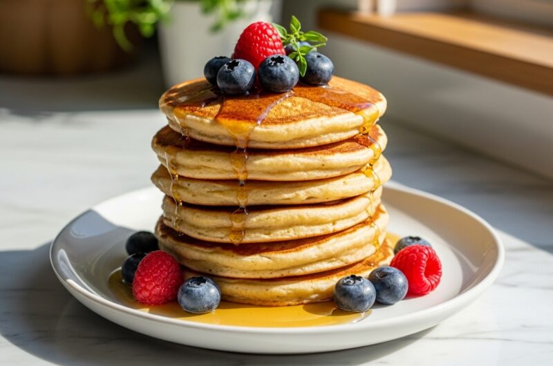 My Favorite High-Protein Yogurt Pancakes Recipe