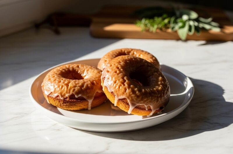 Clean Eating Apple Butter Baked Donuts: A Cozy Fall Treat
