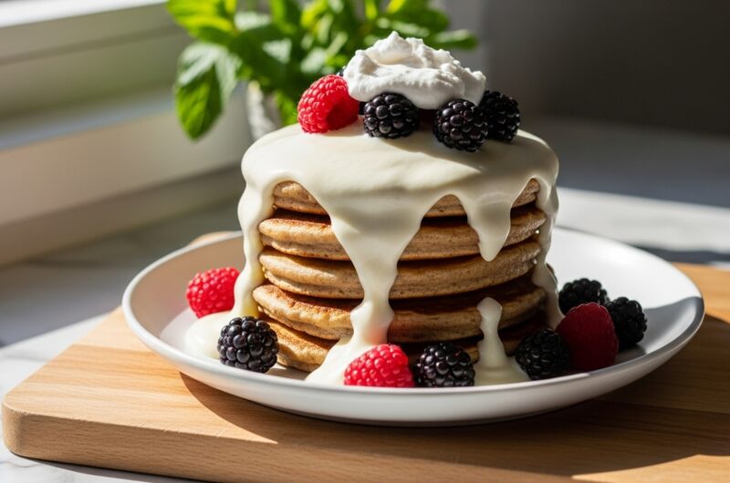 Date Sweetened Berry Pancakes: A Cozy Morning Treat
