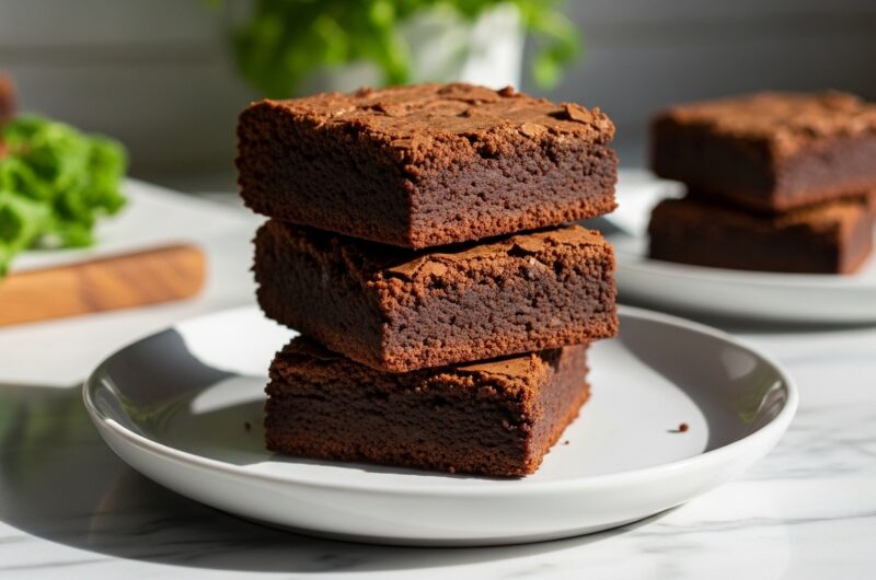 Fudgy Date Sweetened Brownies: A Wholesome Indulgence