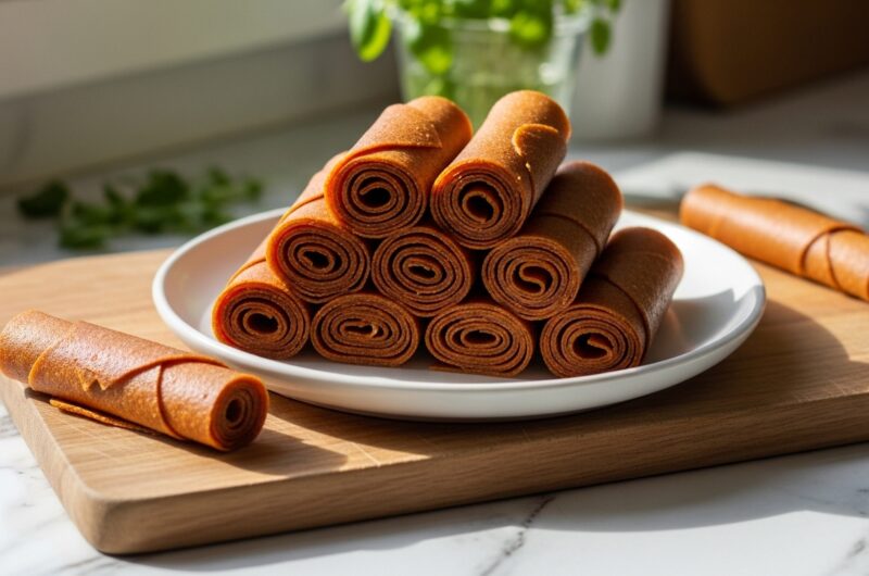 Homemade Fruit Leather Roll-Ups: Easy & Delicious!