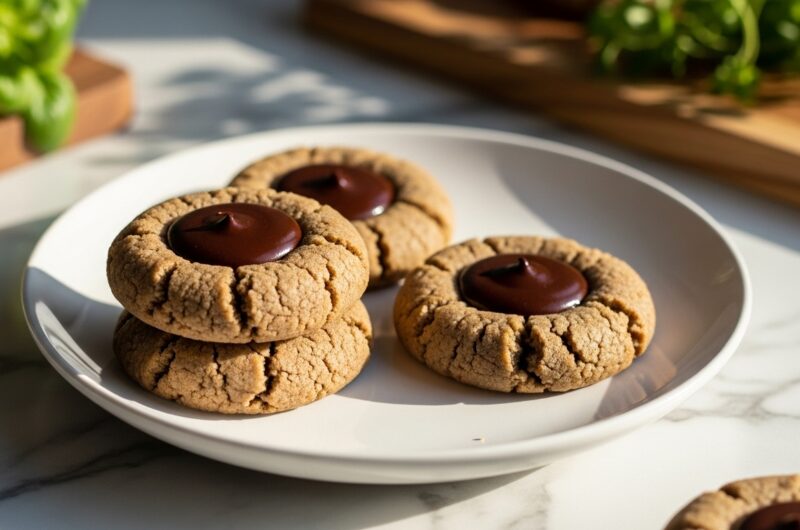 Cozy Gluten-Free Espresso Thumbprint Cookies