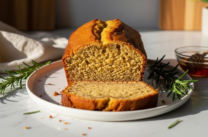 My Favorite Soft & Moist Gluten Free Honey Cake Loaf