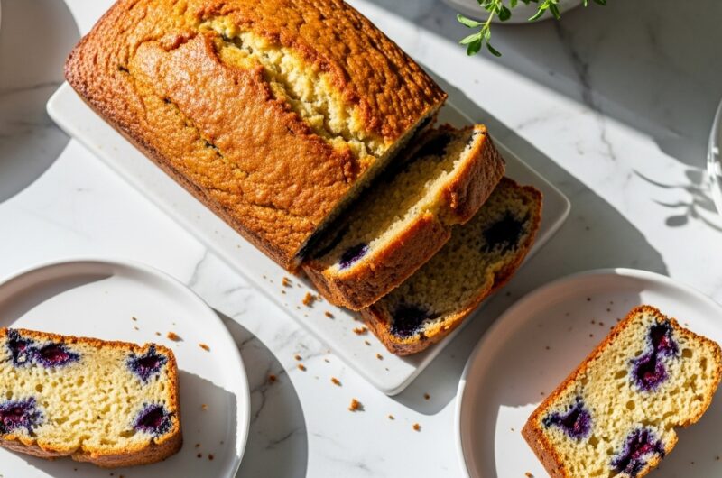 My Go-To Gluten Free Lemon Blueberry Bread Recipe