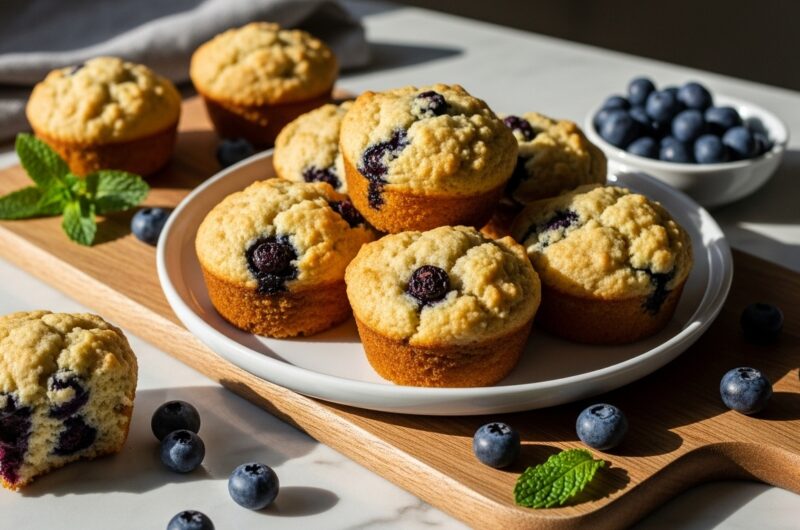 Our Best Healthy Blueberry Muffins (Refined Sugar-Free!)