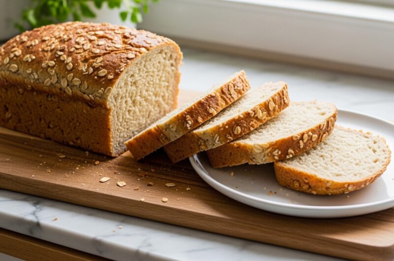 Honey Oat Artisan Bread: Naturally Sweet & Hearty Loaf