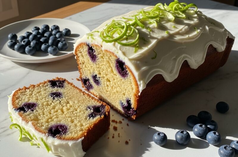 Zesty Lime Blueberry Pound Cake: Your New Favorite Loaf
