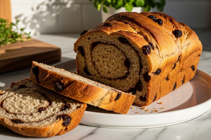 My Coziest No Knead Cinnamon Raisin Bread Recipe