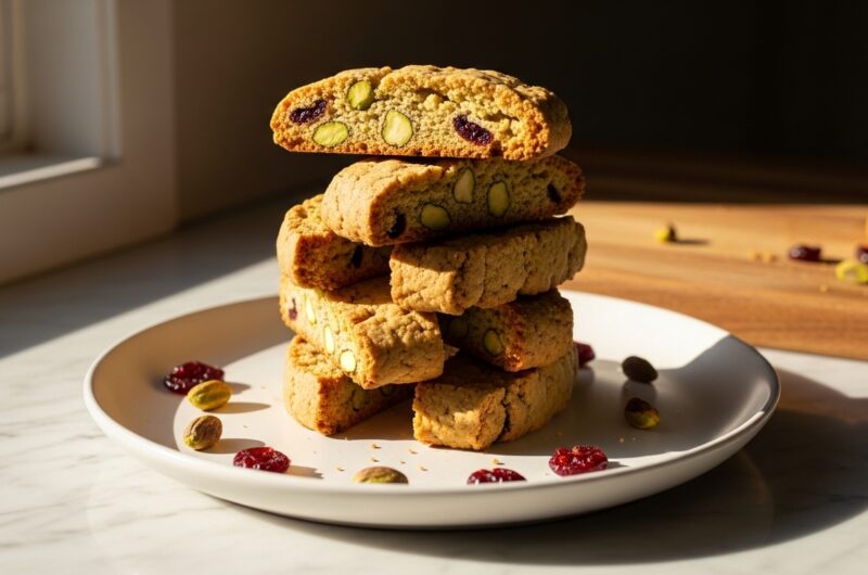 Pistachio Cranberry Biscotti: My Go-To for Cozy Mornings