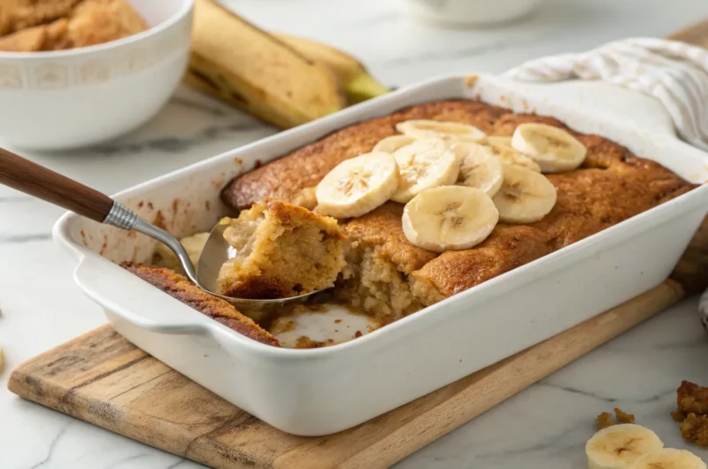 Irresistibly Moist Banana Bread Cobbler Recipe