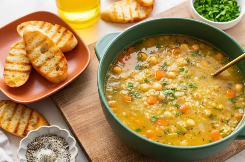 Our Heartwarming Chickpea and Rice Soup: A Taste Charm Family Favorite