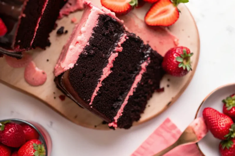 Decadent Chocolate Covered Strawberry Cake: A Taste Charm Family Secret