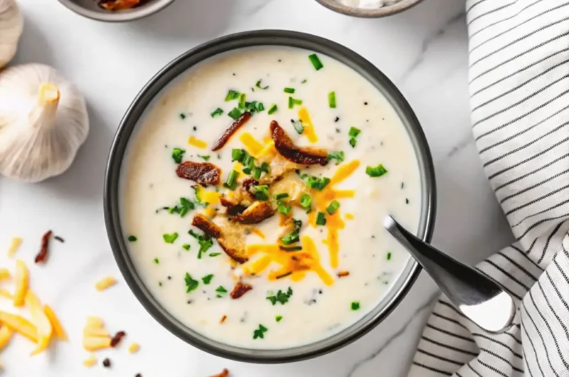 Unbelievably Delicious: The Ultimate Creamy Vegan Loaded Baked Potato Soup
