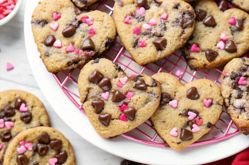 Bake the Love: The Best Heart Shaped Chocolate Chip Cookies Recipe!
