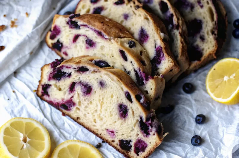 Our Zesty, Sweet, and Irresistibly Fluffy Lemon Blueberry Sourdough Bread Recipe