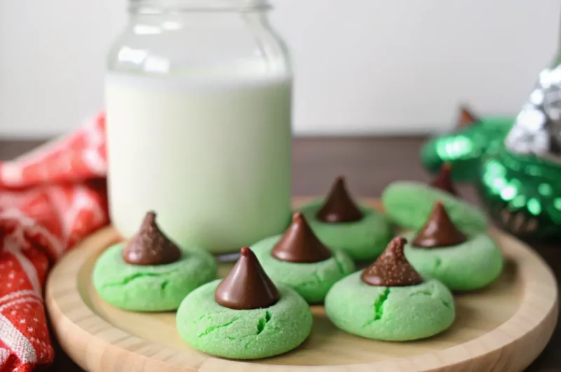 Taste Charm's Ultimate Guide to Melt-in-Your-Mouth Mint Chocolate Kiss Blossom Cookies