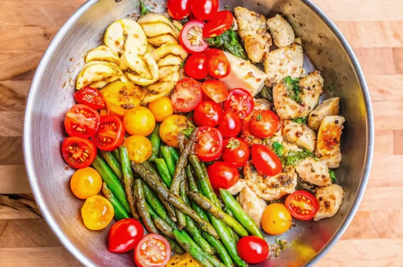 Vibrant Pesto Chicken Tortellini and Veggies: Your New Weeknight Hero!