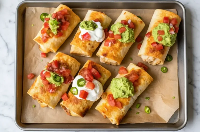 Crispy Baked Chicken Chimichangas: The Ultimate Weeknight Dinner