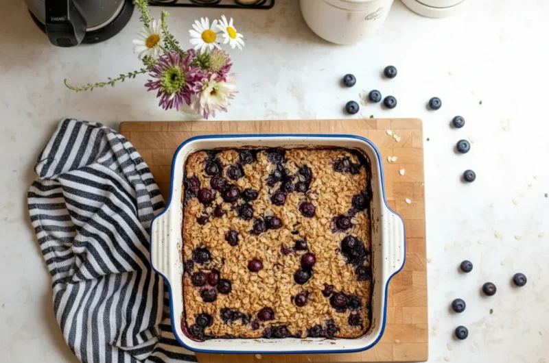 Blueberry Maple Baked Oatmeal: Your New Favorite Cozy Breakfast