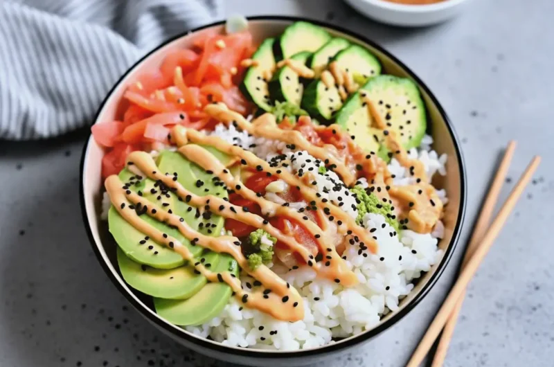California Roll Sushi Bowls: The Deconstructed Dinner Win