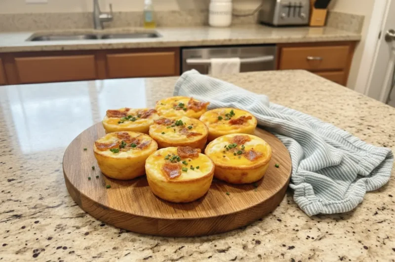 The Fluffiest Cheesy Muffin Tin Cottage Cheese Egg Bites