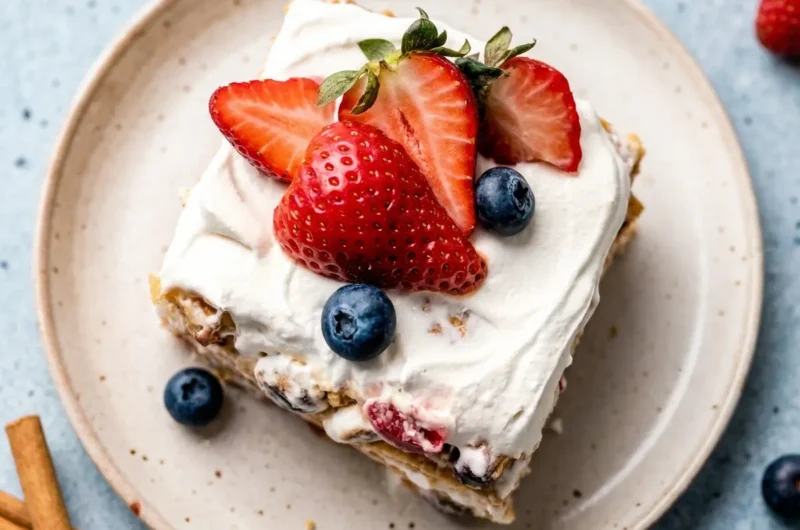 Taste Charm's Easy Berry Icebox Cake: Your New Go-To Summer Dessert!