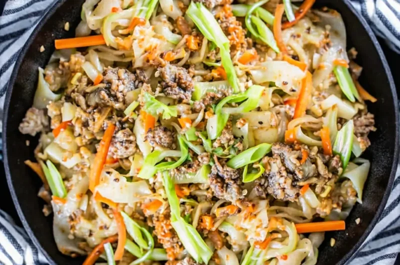 My Go-To Weeknight Wonder: The Best One-Skillet Keto Egg Roll in a Bowl