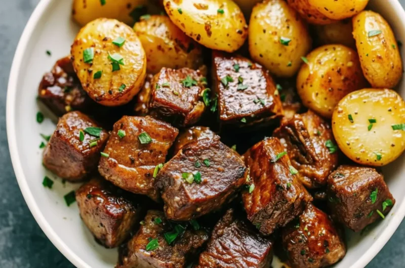 Garlic Steak Bites and Potatoes: Your New Favorite Weeknight Dinner