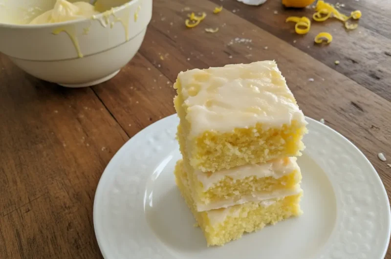 Zesty & Sweet: The Best Glazed Lemon Brownies Recipe