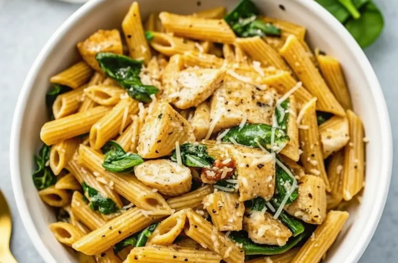 Our Go-To Healthy Garlic Parmesan Chicken Pasta for Busy Weeknights