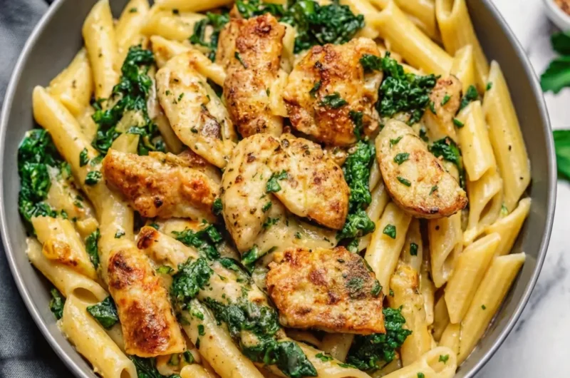 Healthy Garlic Parmesan Chicken Pasta: A Weeknight Wonder