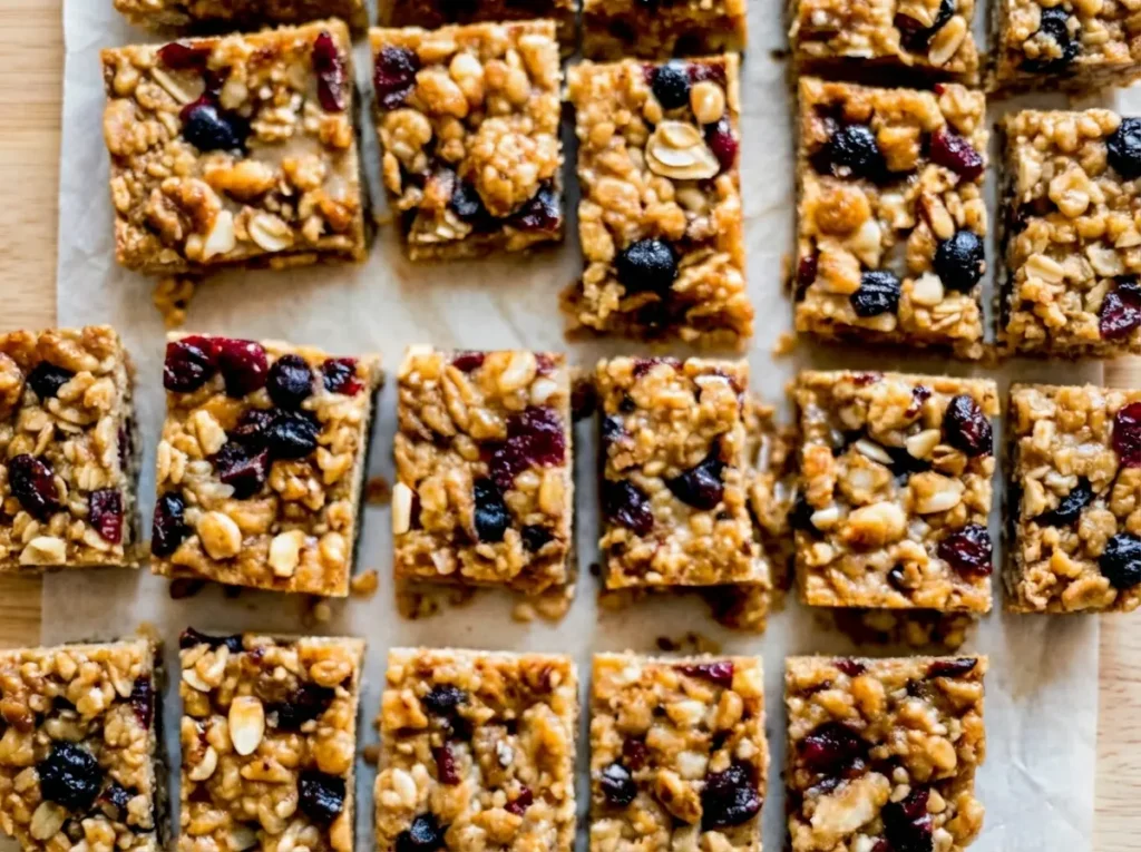 A beautiful spread of golden-brown Brioche French Toast slices, some cut into heart shapes, presented on a minimalist speckled white plate. Topped with a heart-shaped pat of melting butter, vibrant sliced strawberries, and fresh blueberries. In the background, a light blue ceramic bowl with butter pats, a grey linen napkin, and a sprig of fresh thyme are visible on a marble countertop with subtle wood accents. Natural morning light casts soft shadows, creating a warm, inviting atmosphere. Shot from a slightly elevated overhead angle, clean and tidy presentation, no hands or people. (4:3 ratio)