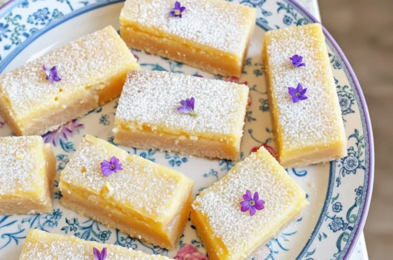 Divine Lavender Lemon Bars: A Taste Charm Spring Delicacy