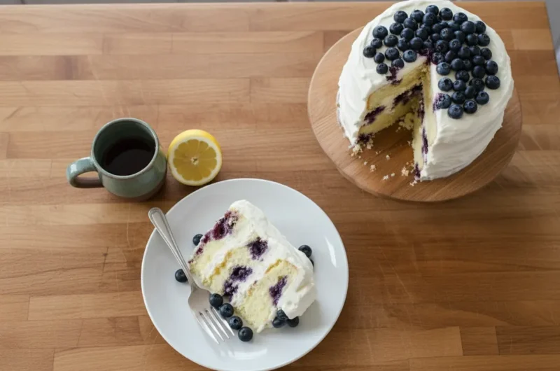 Zesty Lemon Blueberry Cake: Your New Favorite Spring Dessert!