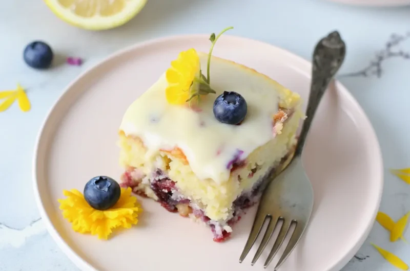 Zesty Lemon Blueberry Sheet Cake: Your New Favorite Summer Treat